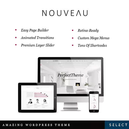 Nouveau Multi Purpose Retina WordPress Theme