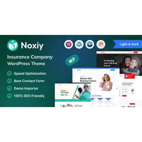 Noxiy Nulled Insurance Company WordPress Theme Free Download