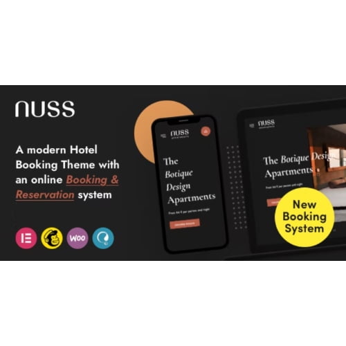 Nuss Hotel Booking WordPress