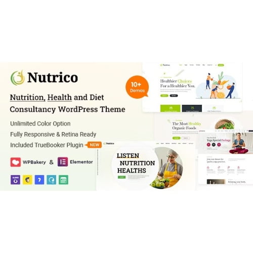 Nutrico Nutrition Health Services WordPress Theme