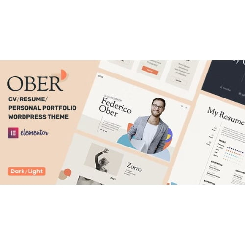 OBER – Resume WordPress Theme