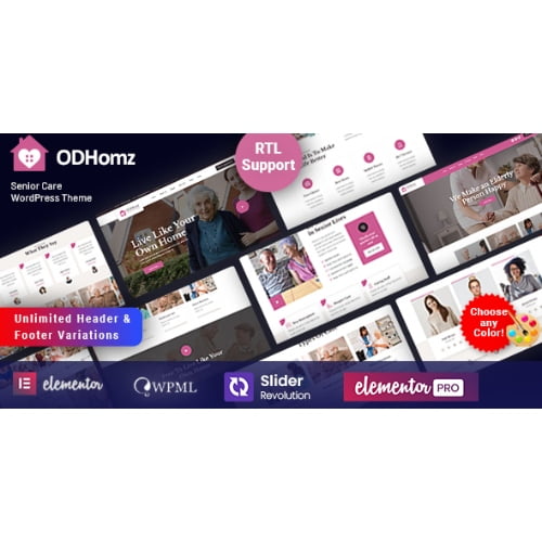 Odhomz Senior Elderly Care Nulled