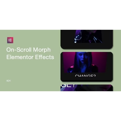 On Scroll Morph Effects for Elementor