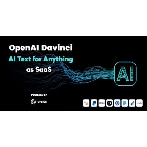 OpenAI Davinci AI Writing Assistant and Content Creator as SaaS