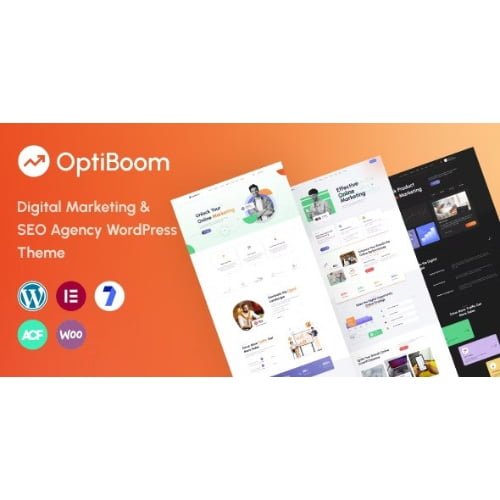 OptiBoom – Digital Marketing SEO Agency WordPress Theme