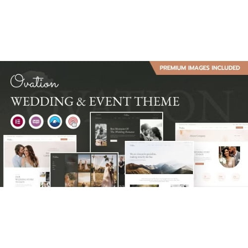 Ovation Wedding Event Photography WordPress Theme