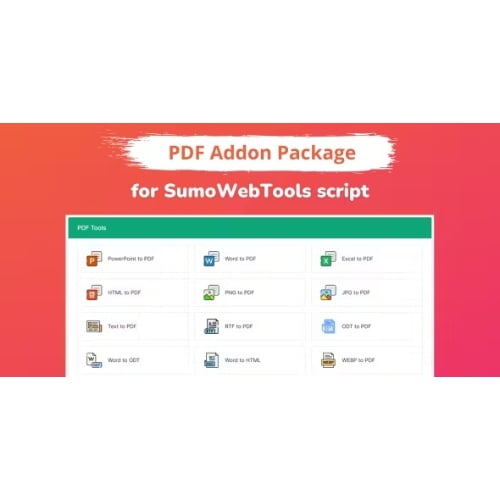 PDF Addon Package for SumoWebTools Free Download 1