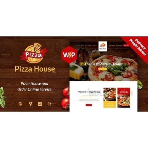 Pizza House Restaurant Cafe Bistro WordPress Theme