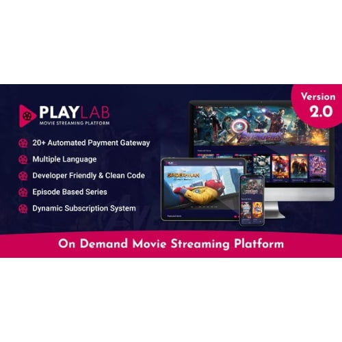 PlayLab On Demand Movie Streaming Platform 1