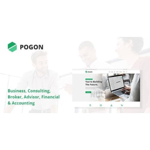 Pogon Business and Finance Corporate WordPress Theme