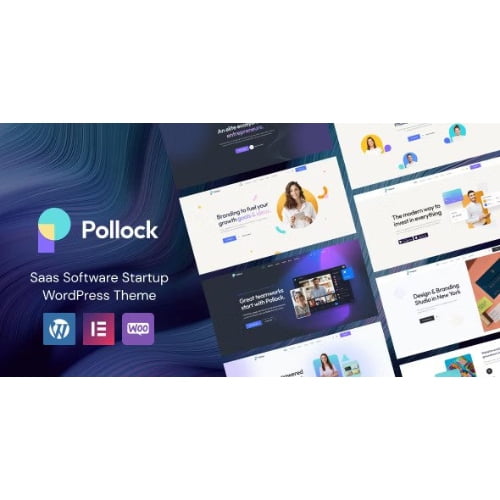 Pollock Saas Software Startup WordPress Theme