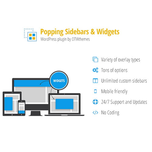 Popping Sidebars and Widgets for WordPress 1