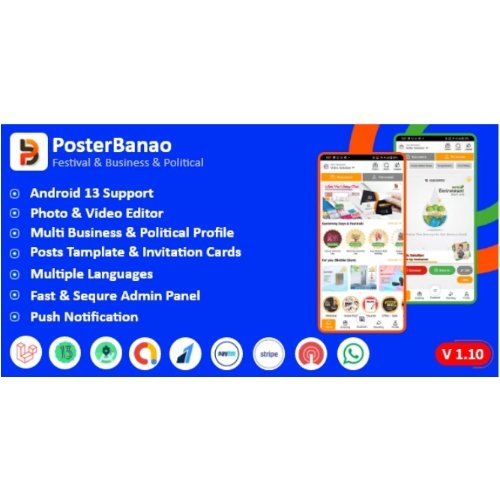 Poster Banao Poster Maker Festival Business Political AdBanao Clone Poster Maker App Free Download