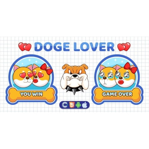 Premium Doge Lover HTML5 GameConstruct 3