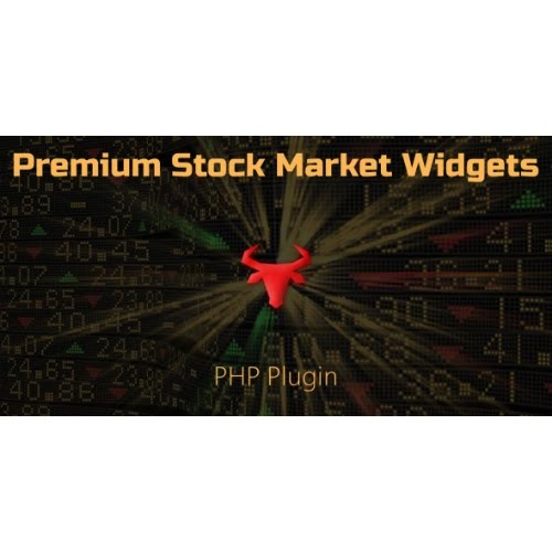 Premium Stock Market Forex Widgets PHP Plugin
