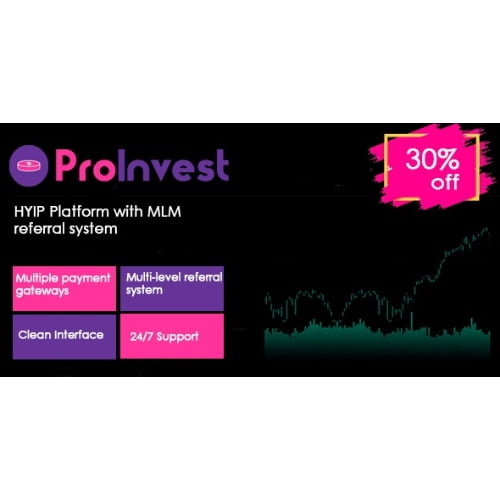 ProInvest Nulled HYIP CryptoCurrency and Online Investment Platform Free Download Help and Support T 1