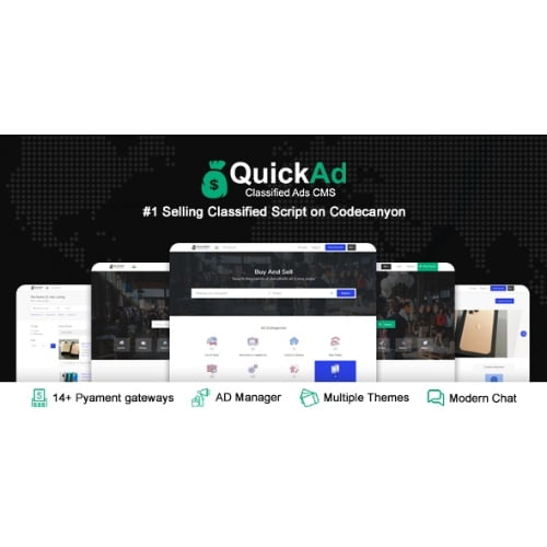 Quickad Classified Ads CMS PHP Script Nulled