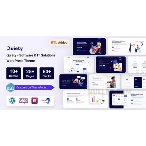 Quiety – Software IT Solutions WordPress Theme