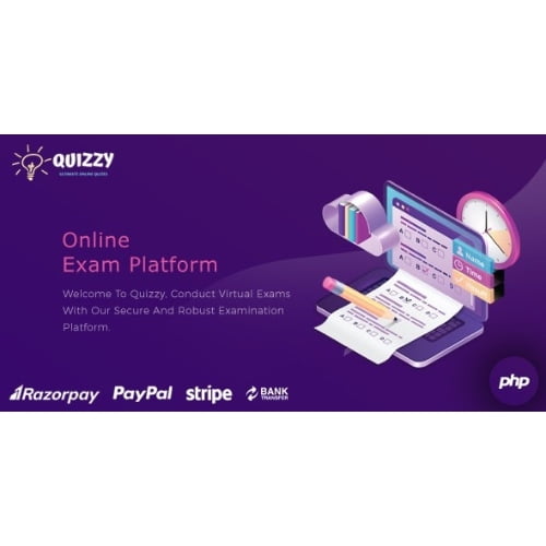Quizzy Online Examination Platform System Nulled 1