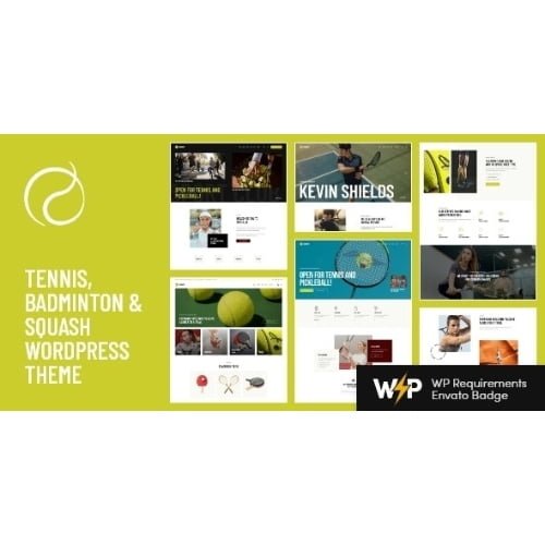 Racquet – Tennis, Badminton & Squash WordPress Theme