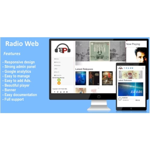 Radio Web PHP Script Free Download