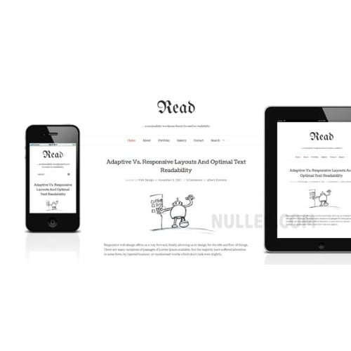 Read WP Minimalist WordPress Blog Theme