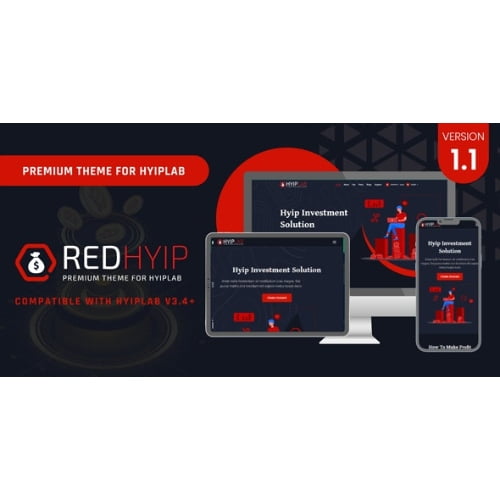 RedHyip Premium Theme For HYIPLAB Nulled