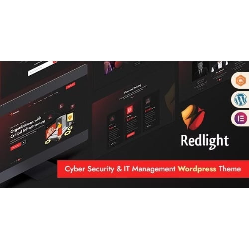 Redlight Cyber Security IT Management WordPress Theme