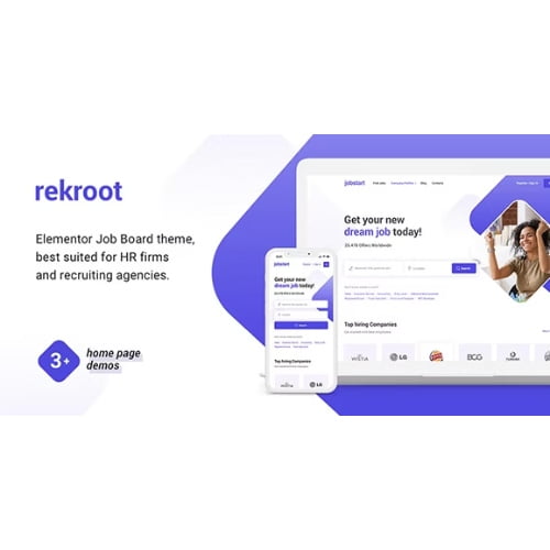 Rekroot Recruitment Agency Elementor WordPress Theme
