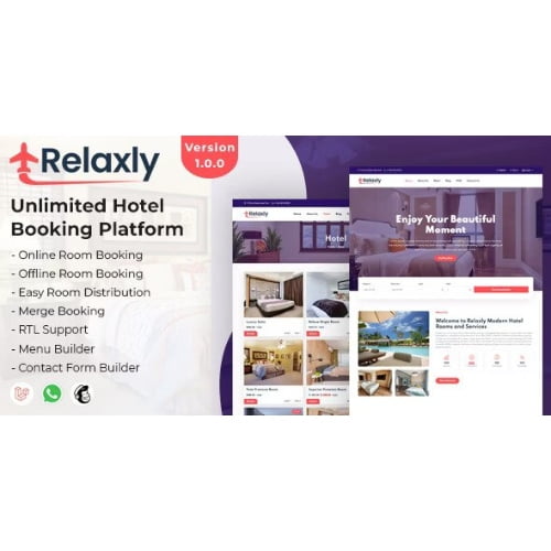 Relaxly Unlimited Hotel Booking Platform