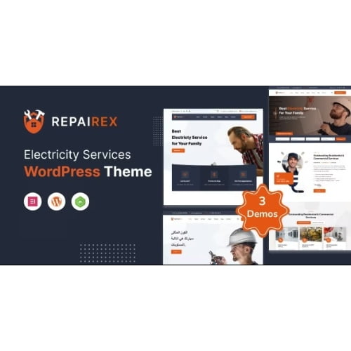 Repairex Electricity Services WordPress Theme