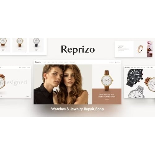 Reprizo Jewelry Watch Shop WordPress Theme
