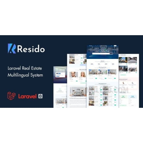 Resido Laravel Real Estate Multilingual System