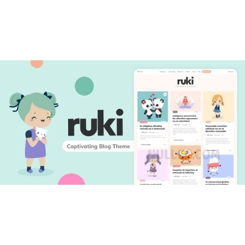 Ruki – A Captivating Personal Blog Theme