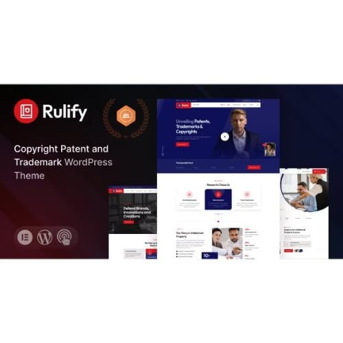 Rulify – Intellectual Property Consultancy Law Firm WordPress Theme