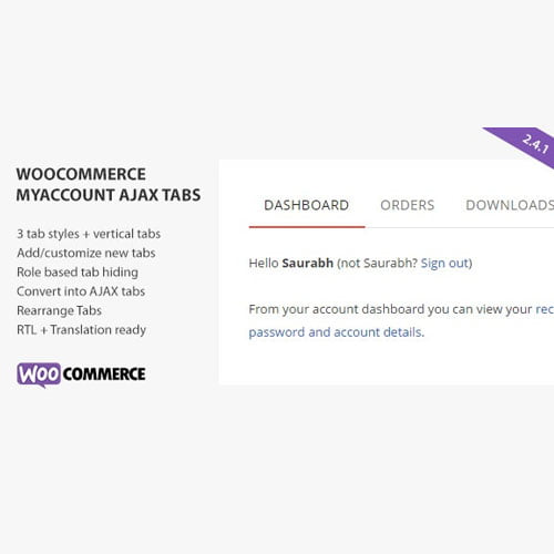 SS WooCommerce Myaccount Ajax Tabs 1