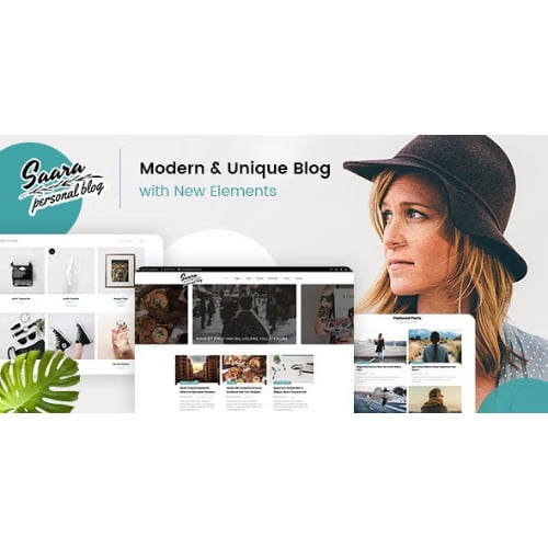 Saara Minimal Blog WordPress