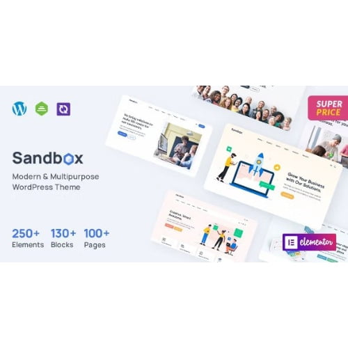 Sandbox Modern Multipurpose WordPress Theme
