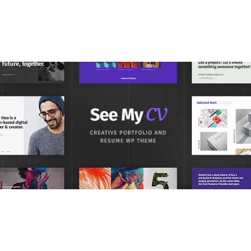See My CV Nulled Resume vCard WordPress Theme Free Download