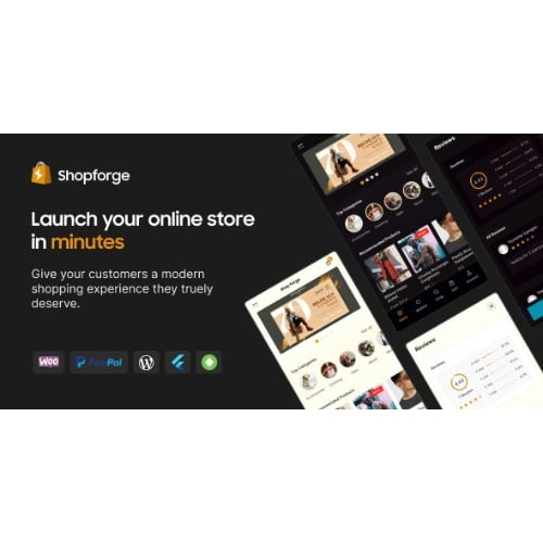 Shopforge WooCommerce Mobile Apps Android and iOS