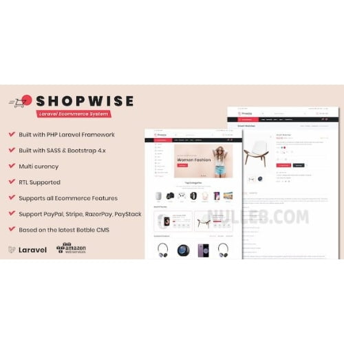 Shopwise Laravel Ecommerce System