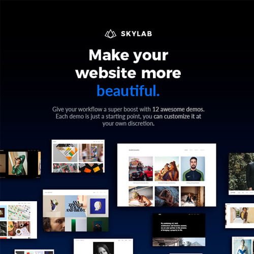 Skylab Portfolio Photography WordPress Theme