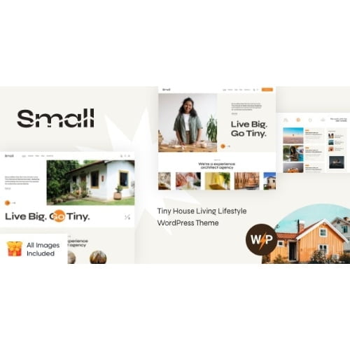 Small – Tiny House Living Lifestyle WordPress Theme