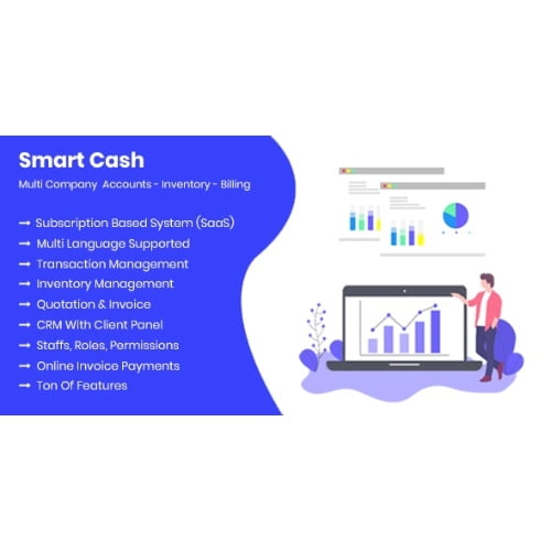 Smart Cash Multi Company Accounts Billing Inventory SaaS Nulled 1