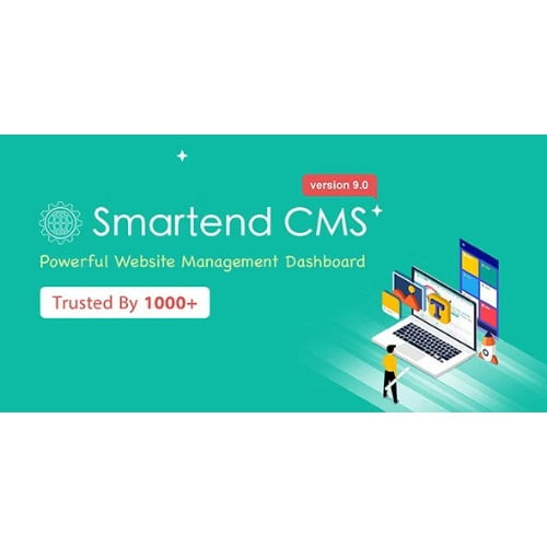 SmartEnd CMS Laravel Admin Dashboard with Frontend and Restful API