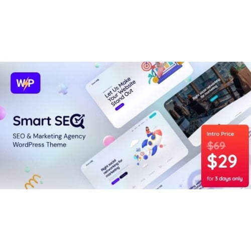 SmartSEO SEO Marketing Services WordPress Theme 1