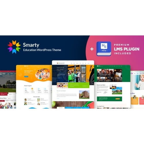 Smarty School Kindergarten WordPress theme Nulled