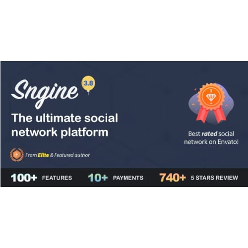 Sngine Nulled The Ultimate PHP Social Network Platform Free Download 1