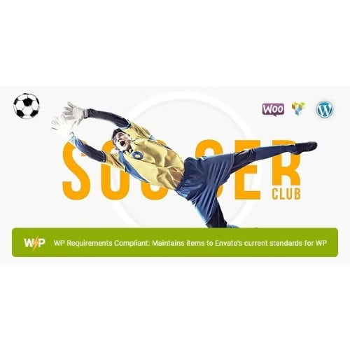 Soccer Club Football Team WordPress Theme