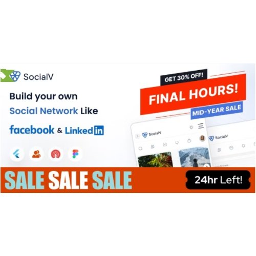 SocialV Social Network Flutter App with BuddyPress WordPress Backend Free Download